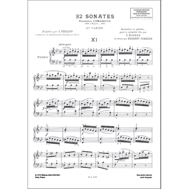 32 Sonates 2e Cahier : Pour Piano
